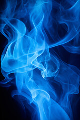 Fototapeta premium Blue smoke pattern background