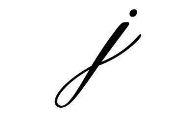 Letter j logo icon vector image