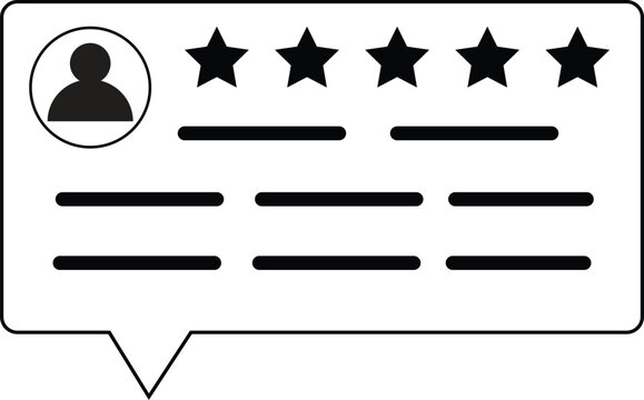 User review online icon. Customer feedback sign. Customer feedback review experience rating symbol. flat style.