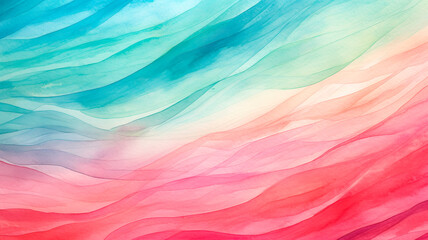 Obraz premium Watercolor layered abstract background, ai generated