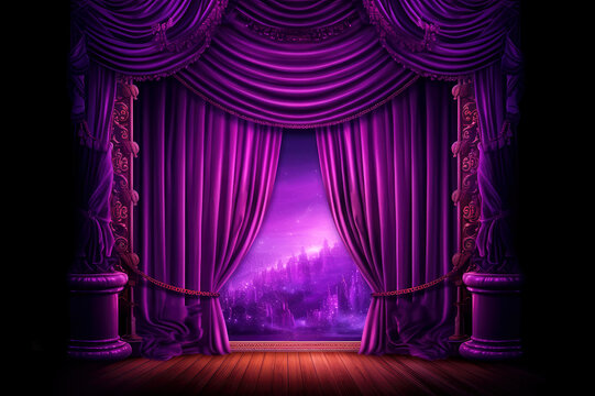 Purple Stage Curtains Images – Browse 5,988 Stock Photos, Vectors, and  Video | Adobe Stock