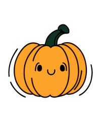 Cute Halloween Pumpkin Clipart
