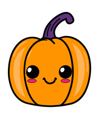 Cute Halloween Pumpkin Clipart