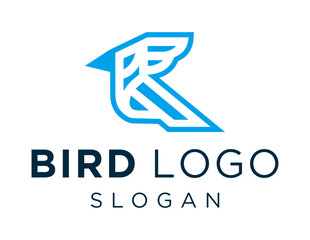Logo about Bird on a white background. created using the CorelDraw application.