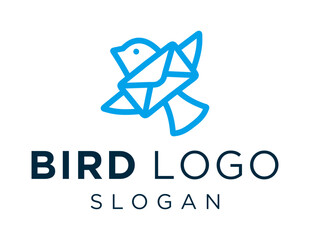 Logo about Bird on a white background. created using the CorelDraw application.