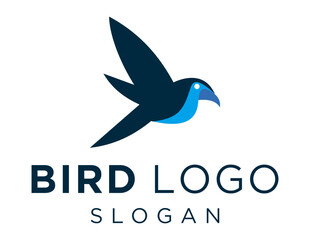 Logo about Bird on a white background. created using the CorelDraw application.