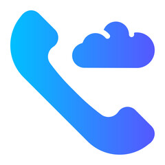 phone call gradient icon