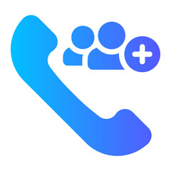 phone call gradient icon