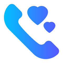 phone call gradient icon