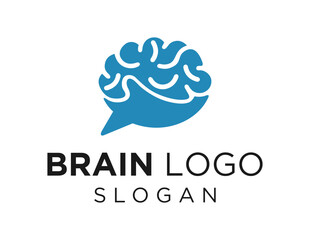 Logo about Brain on a white background. created using the CorelDraw application.