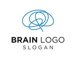 Logo about Brain on a white background. created using the CorelDraw application.