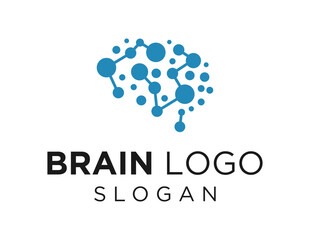 Logo about Brain on a white background. created using the CorelDraw application.
