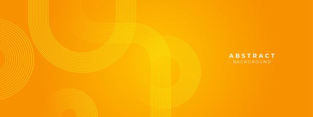 Minimal yellow geometric shapes light technology background abstract design. Vector illustration abstract graphic design pattern presentation background web template.