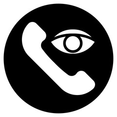 phone call glyph icon