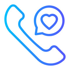 phone call gradient icon