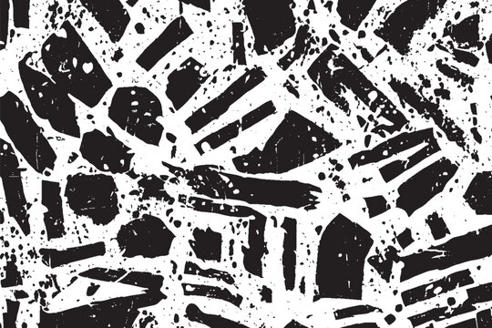 Black and White Grunge texture. © Usama