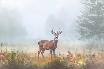 a deer in the meadow
