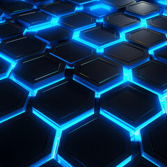 dark blue square design background