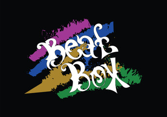 BEAT BOX lettering custom design