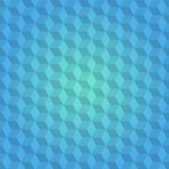 Fototapeta na wymiar Seamless pattern with blue hexagons. Geometric background.