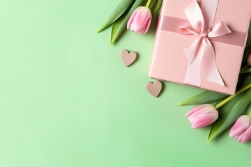 Blooming Surprises: Gift Box with Tulips for Every Occasion.