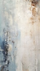 Abstract Watercolor beige and blue watery brush stroke abstraction, ai