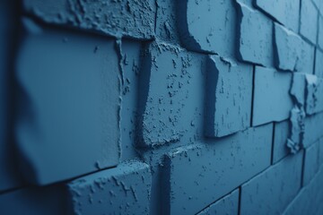 Blue Gray Texture Wall, Generative AI