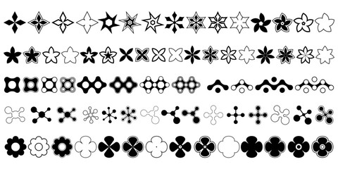 futuristic elements for design. big collection of retro style, abstract graphic, geometric, symbol. Template for posters, notes, banners, stickers, business cards, logos, t-shirt designs, etc