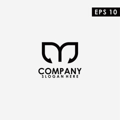 Fish Hook Logo Design Modern Vector Template. Fish Logo. Vector Illustration