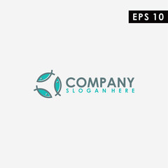 Fish Logo Design Modern Vector Template. Fish Logo. Vector Illustration