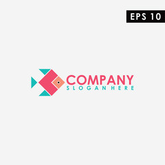 Fish Logo Design Modern Vector Template. Fish Logo. Vector Illustration