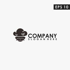 Farmer Logo Design Modern Vector Template. Farmer. Vector Illustration