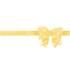 Purple Ribbin bow bunner gift cute Colorful pastel Flat design graphic elements  minimal kawaii