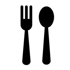 Fork and spoon icon