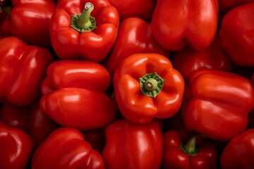 Bell pepper as background. Generative AI