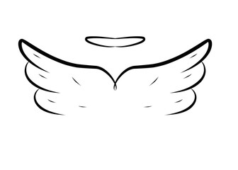 Doodle Angel Wings