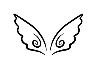 Doodle Angel Wings