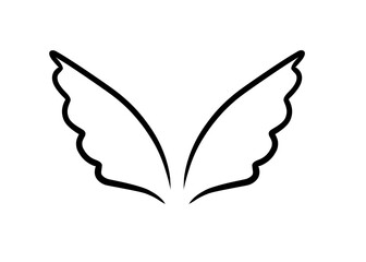 Doodle Angel Wings