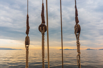 Sunset on the atlantic