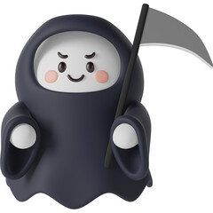Halloween Cute Ghost 3d Illustration