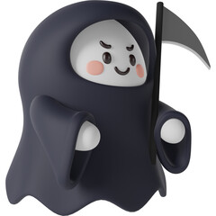 Halloween Cute Ghost 3d Illustration