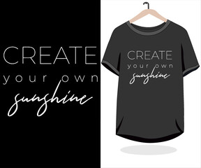 T-shirt design vector template