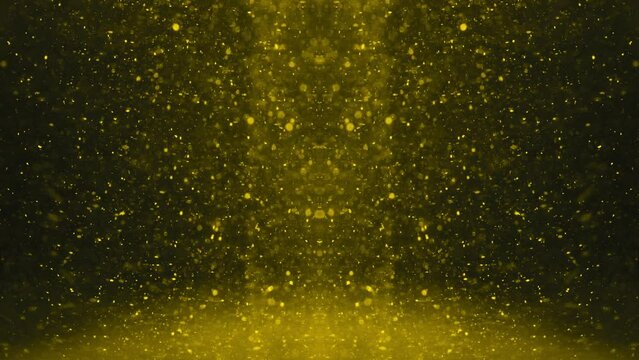 Yellow Particles Pattern