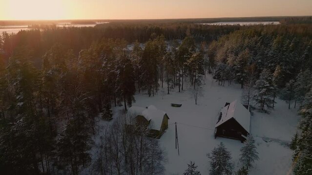 Paisajes de Estonia en el invierno
