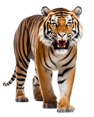 Obraz na płótnie Canvas Tiger, isolated background. Generative Ai