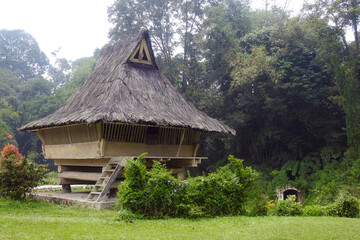 Batak culture houses, Berastagi, Sumatra Island, Indonesia