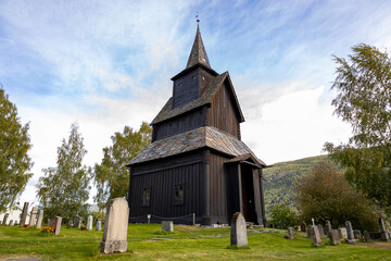 Fototapeta na wymiar Torpo Stabkirche - Norwegen 3