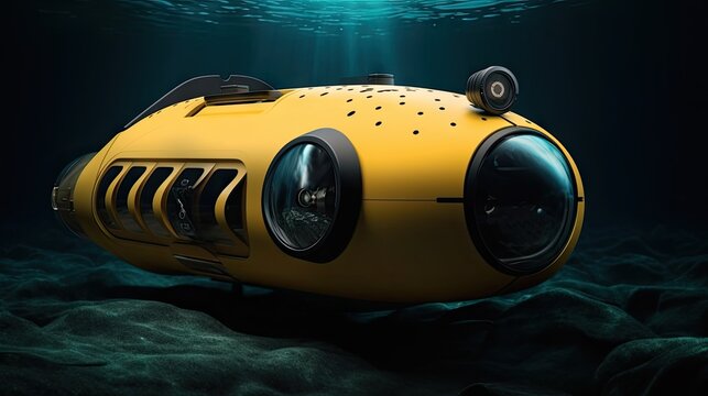A high-tech underwater drone