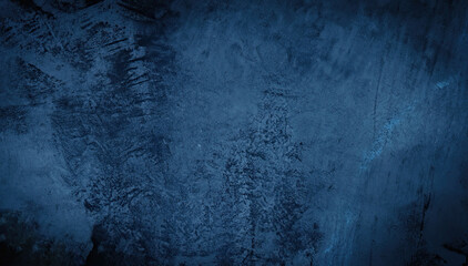 Black dark navy blue texture background for design. Toned rough concrete surface. A painted old building. IMAGE AI