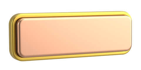 Obraz premium 3D button. Empty button. 3D illustration.